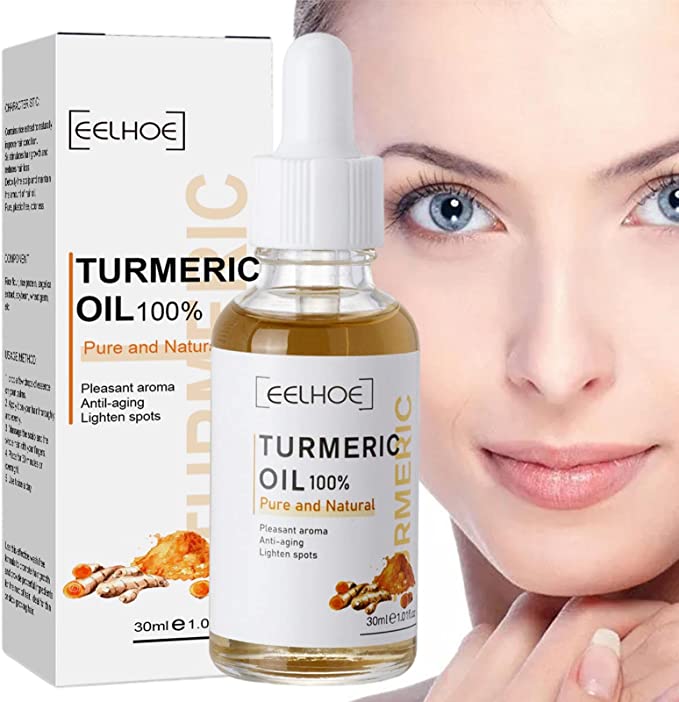 Naturlig gurkemeie ansiktsserum som bekjemper mørke flekker og gir anti-aging effekt for strålende hudpleie.