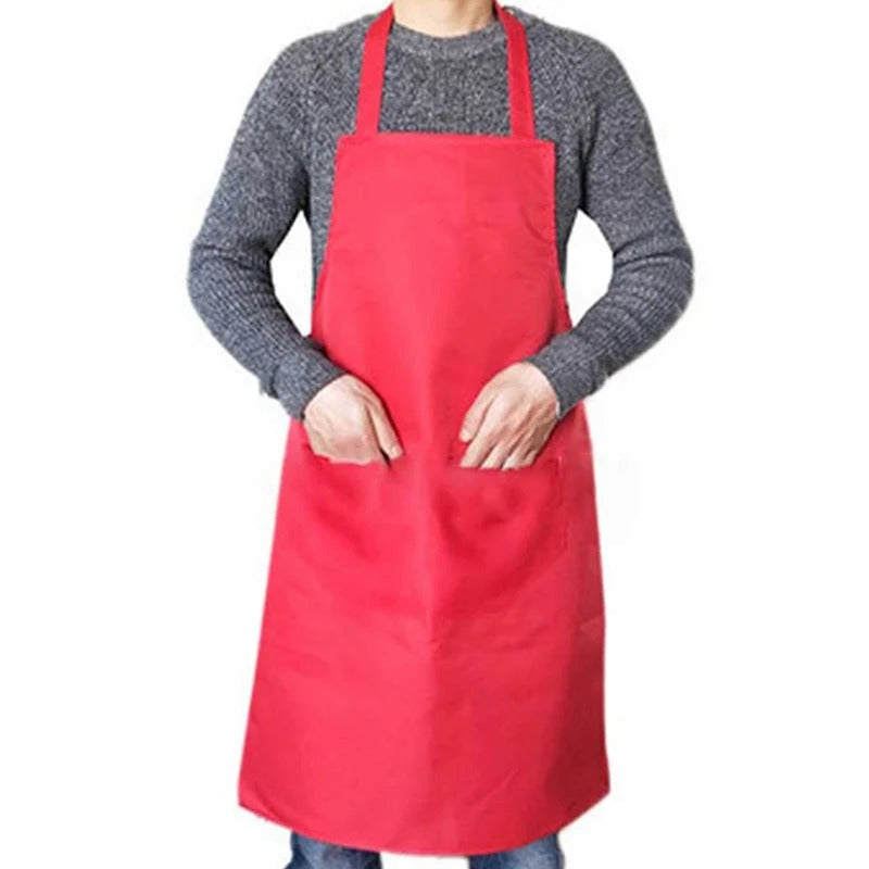 Unisex vanntett kjøkkenforkle for matlaging, baking og grilling. Beskyttende kjøkkenutstyr med justerbar passform.