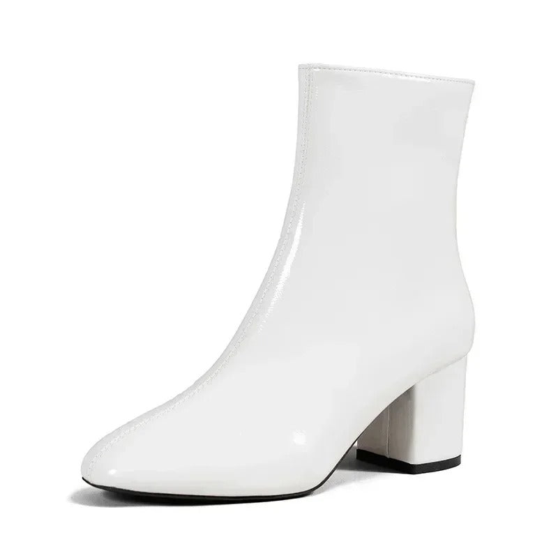 Trendy chelseaboots for kvinner med glidelåsdetalj, stilige og komfortable hverdagssko.