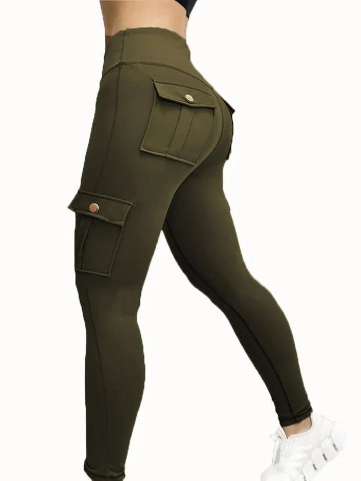 Kvinner treningsbukser med høy midje, perfekt passform og stretch for allsidig trening og bevegelse.
