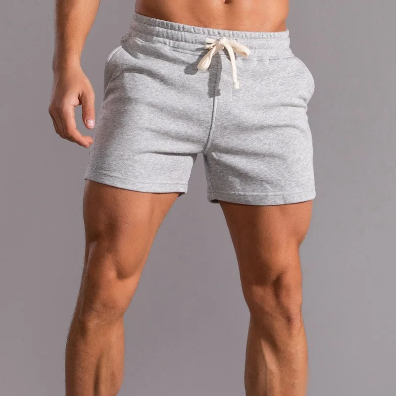 Stilige herre fritidsshorts i mykt, pustende materiale, flott for sommerstil.