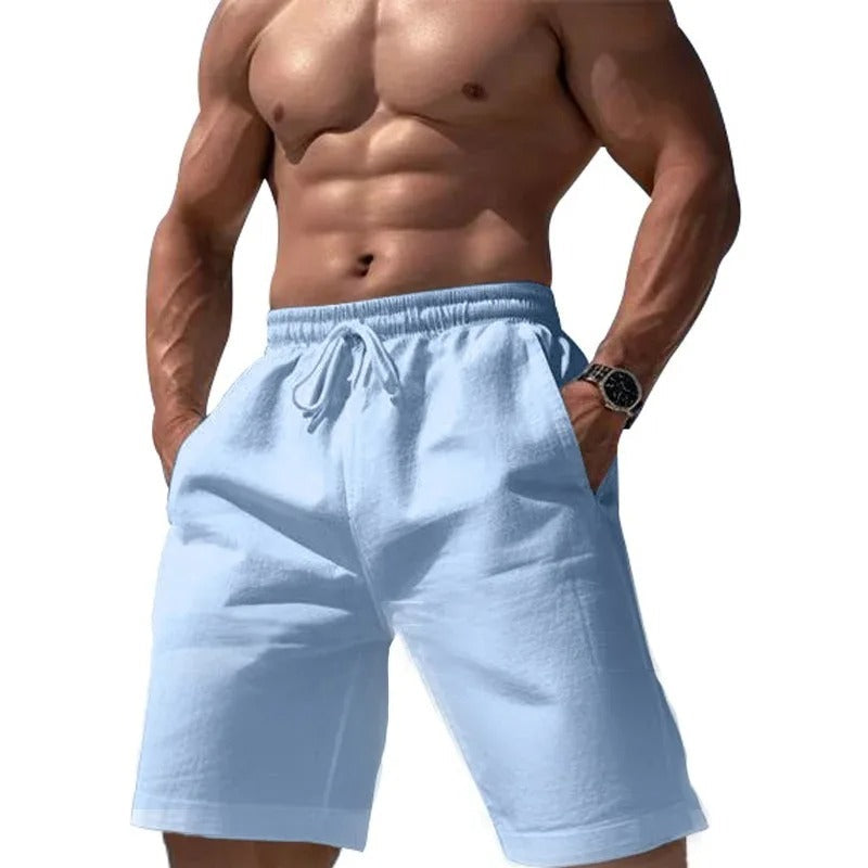 Komfortable og stilige casual shorts for menn, med elastisk midje og lett pustende materiale.