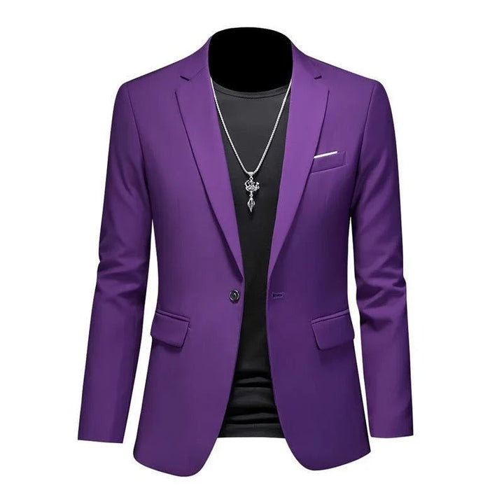 Elegant herreblazer i grått, perfekt for businessmøter, formelle arrangementer og smart casual.