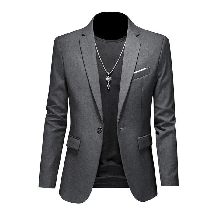 Menns business blazer i svart for en skarp og profesjonell look, komfortabel og stilig herrejakke.