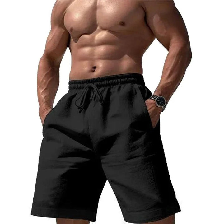 Allsidige mennsshorts; elastiske, komfortable og lette. Ideelle for reise, sport og sommeraktiviteter.