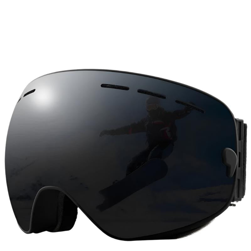 Unisex antidugg skibriller for ski og snowboard med UV400-beskyttelse, klar utsikt i vinterlandskapet.
