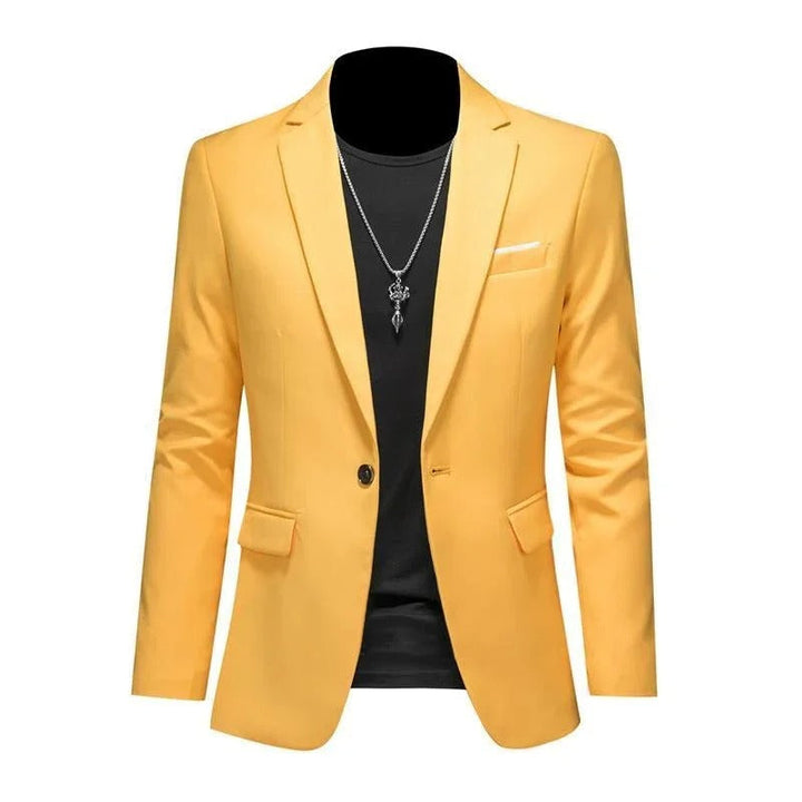 Menns smart casual blazer, allsidig dressjakke for jobb, fest eller fritid, skarp og komfortabel.