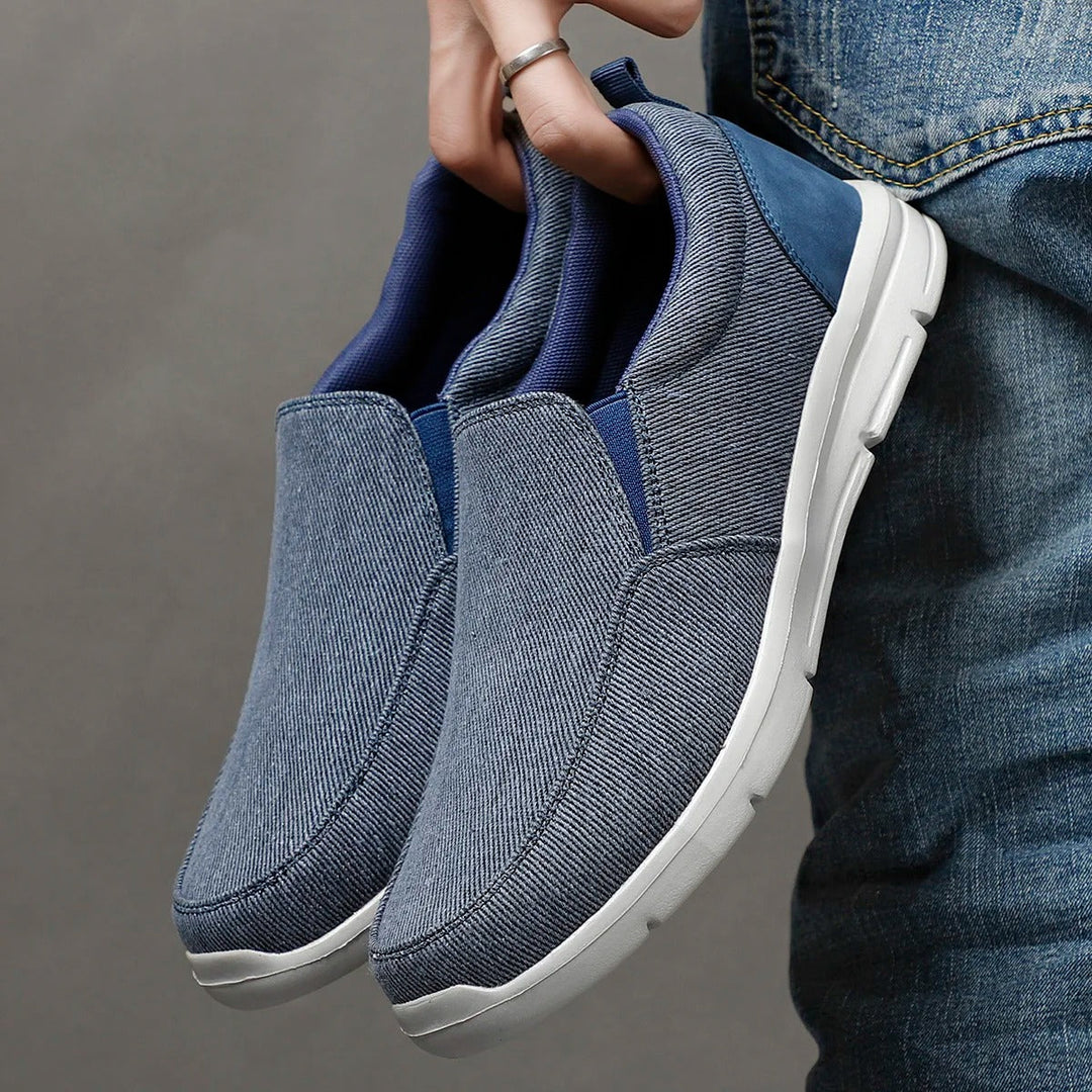 Stilige slip-on herreloafers, lette fritidssko perfekte for sommeren og daglig komfort.
