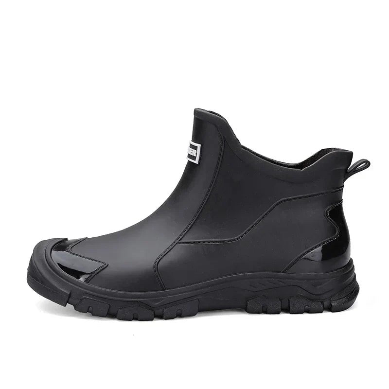 Allsidige unisex ankelstøvler, vanntette regnstøvler for vår, høst og vinter. Perfekte utendørs sko.