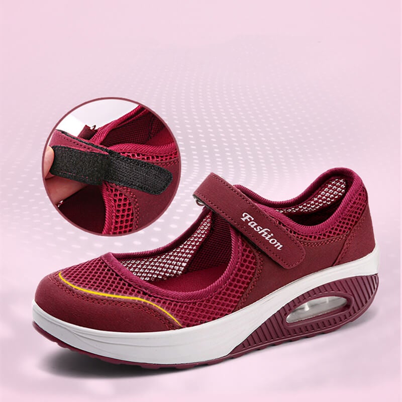 Lettvektige sneakers for kvinner, sklisikre og komfortable motesko.