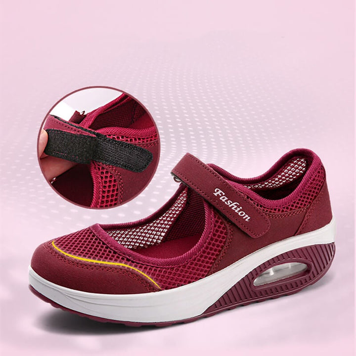 Lettvektige sneakers for kvinner, sklisikre og komfortable motesko.