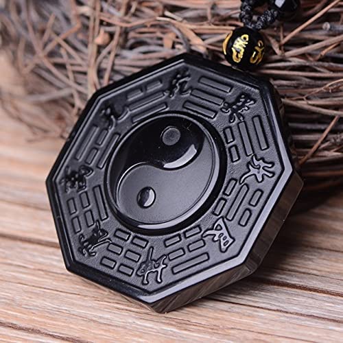Ideell gave: unisex obsidian halskjede med yin yang. Symboliserer balanse, beskyttelse og harmoni.