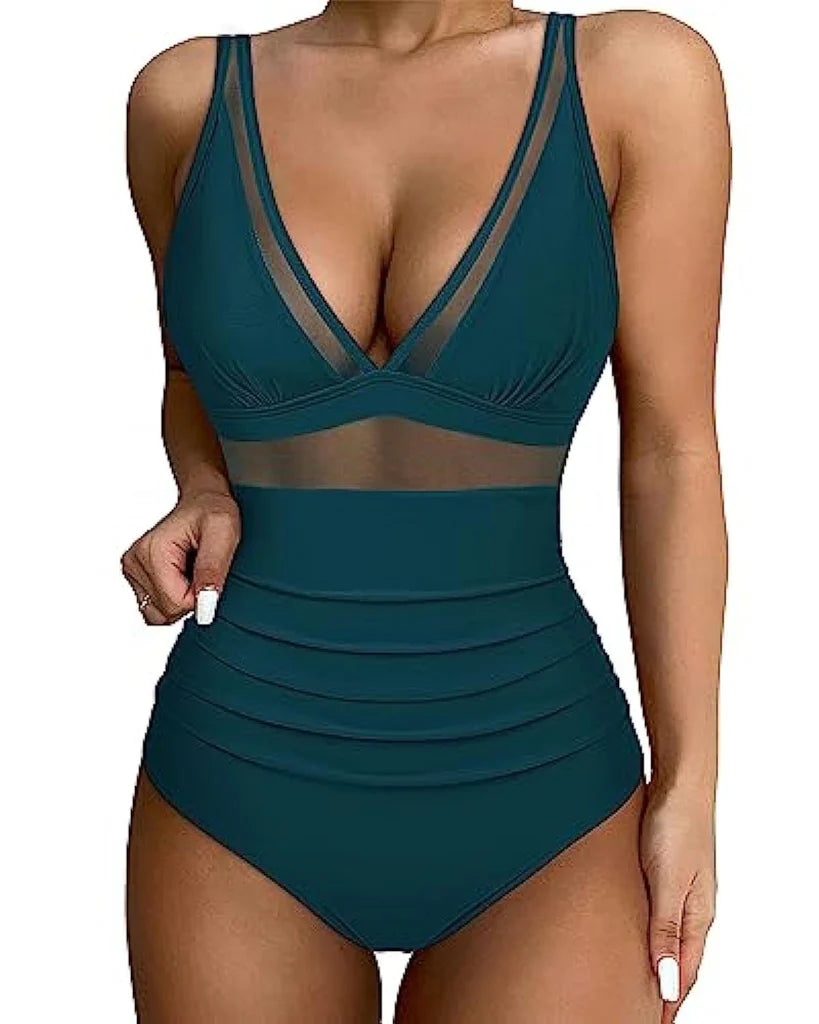 Flott dame badedrakt for sommeren. En-delt design, ideell for strandtøy og solrike dager. Komfortabel.