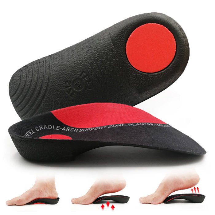 Myke unisex hælinnlegg for akillesrehabilitering og støtdemping. Ergonomisk design gir fotkomfort.